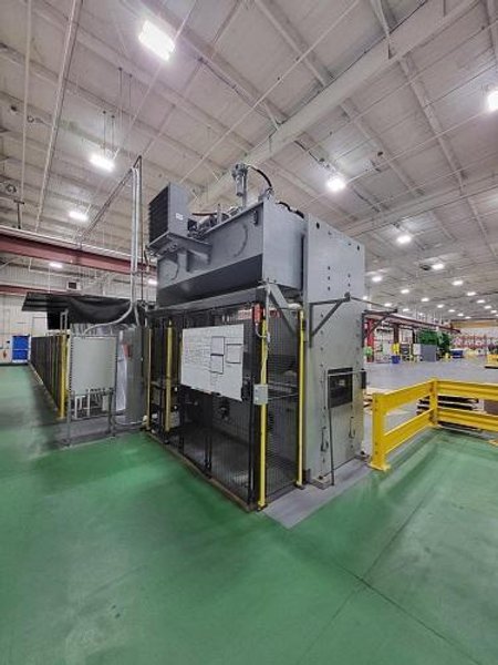 300 TON PACIFIC MODEL #300-OBL-10/60 STRAUGHT SIDE HYDRAULIC PRESS