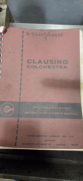 100″ Clausing Colchester 21 Gap Bed Lathe, 1982 – Tailstock, DRO, Steady-Rest, Taper, Aloris Tool Post