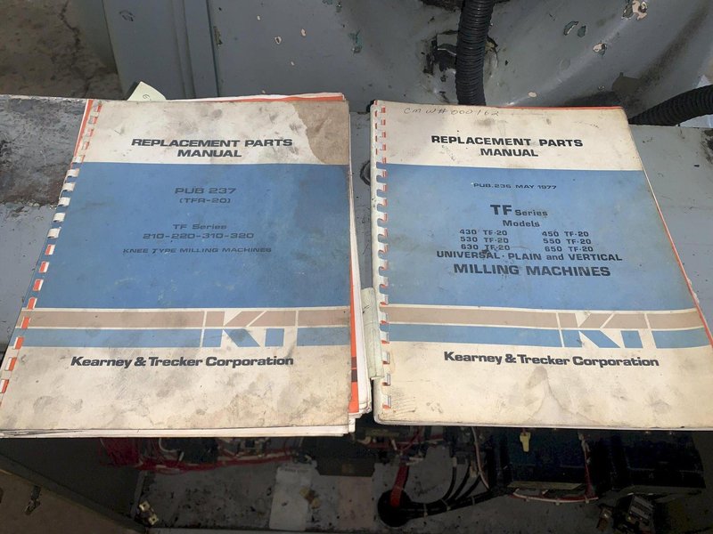 50 HP KEARNEY &amp; TRECKER MODEL #550TF-20 HORIZONTAL MILL : STOCK #12200