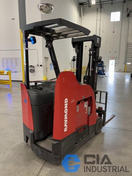 2021 - 3,000 LB. RAYMOND MODEL 415-C30TF STAND-UP ELECTRIC FORKLIFT