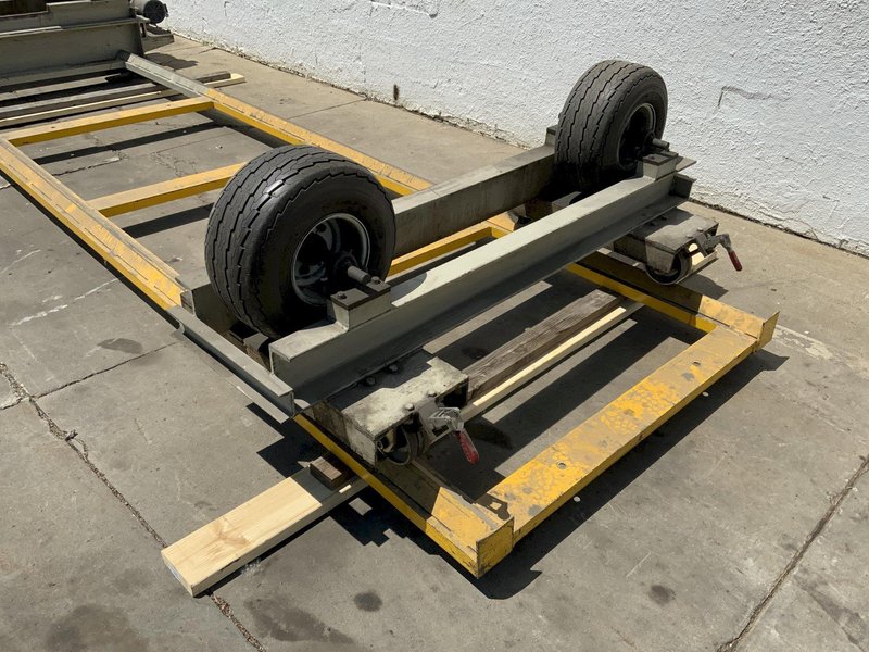 5000 LB CUSTOM MADE TANK TURNING ROLLS SET: STOCK #81222