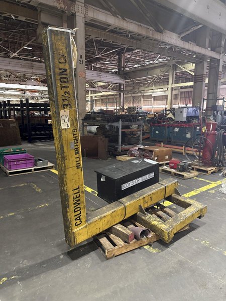 7,000 LBS (3.5 TON) X 70&quot; X 63&quot; MODEL FC JS-70 CALDWELL FORKLIFT BOOM: STOCK #23563