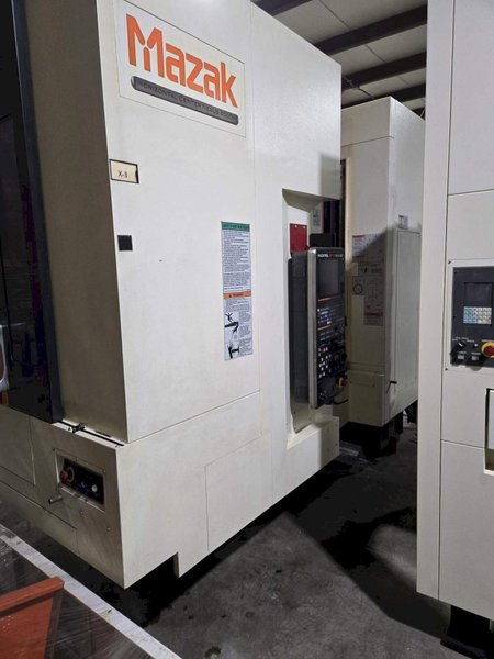 Mazak HCN-4000 400mm HMC, 2012 – 80 Tools, Full 4th Axis, CAT40, Probing, Chip Conveyor