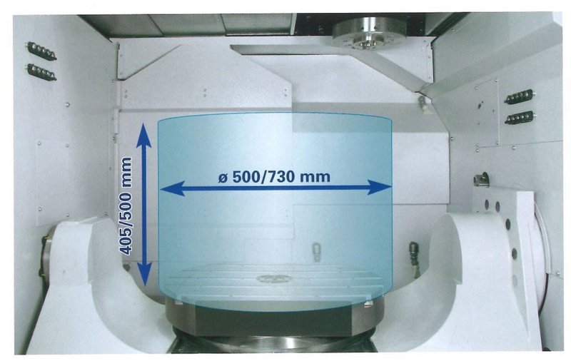 Mazak Variaxis 500-5X- X 510- Y 510- Z 460mm CNC 5 axes