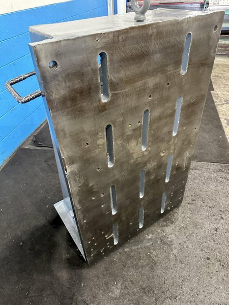 33&quot; X 51&quot; X 21&quot;D ANGLE PLATE WITH SLOTS : STOCK #77373