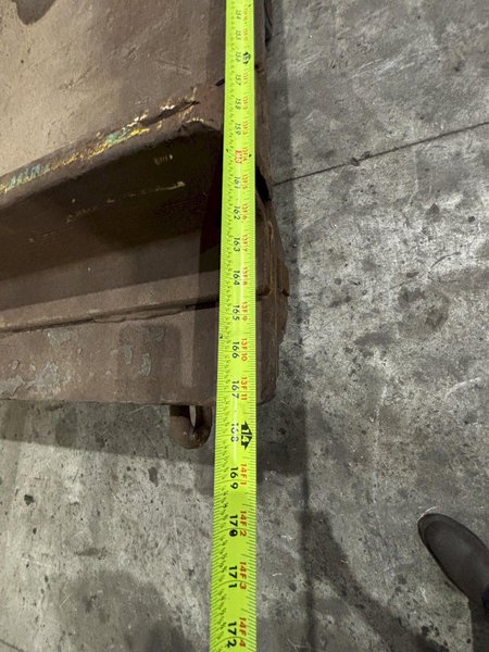 20 TON X 14' X 6' PORTABLE DIE TRANSFER CART, RUBBER TIRE: STOCK #23620