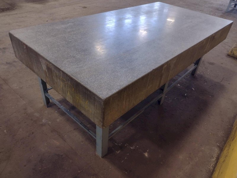 8&#039; X 4&#039; X 10&quot; CHALLENGE PRECISION LAYOUT INSPECTION GRANITE TABLE: STOCK #23788