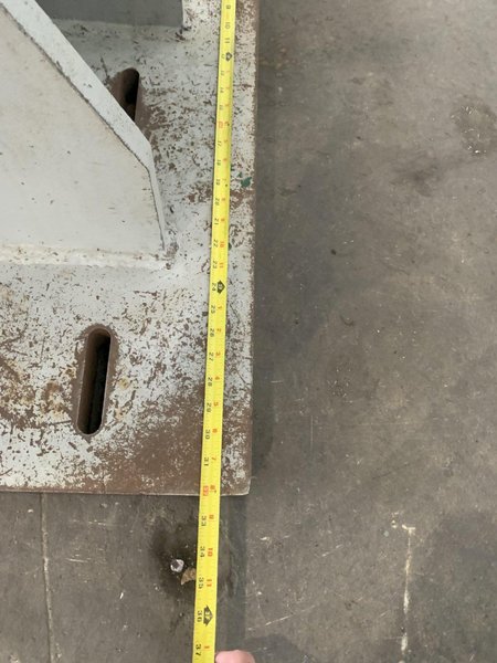 32&quot; WIDE X 96&quot; TALL X 48&quot; DEEP DRILLED AND TAPPED ANGLE PLATE. STOCK # 0365124