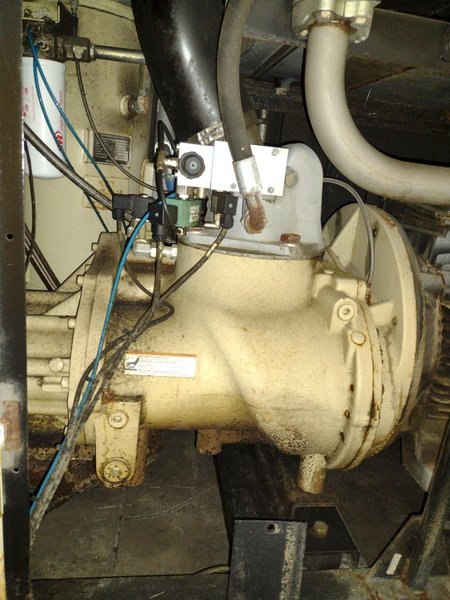 100 HP INGERSOLL-RAND MODEL RS75i-A125 ROTARY SCREW AIR COMPRESSOR W/ AIR DRYER: YOBRO #25976