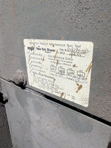 7' X 14' X 8' CLEMCO BLAST ROOM. STOCK #0431826