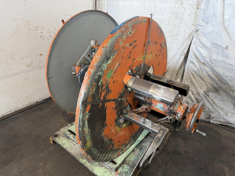 2,500 LB X 12" LITTELL #25 DOUBLE-END PULL OFF COIL REEL UNCOILER. STOCK # 0434726