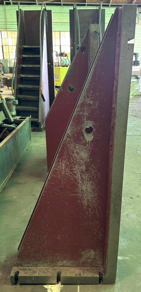 14&quot; x 72&quot; Angle Plate, (3) Vertical T-Slots