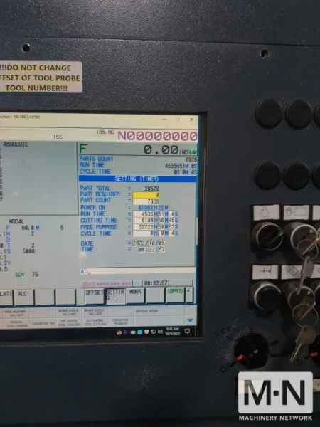 CMS Cronus 5-Axis High Speed Mill, 2011