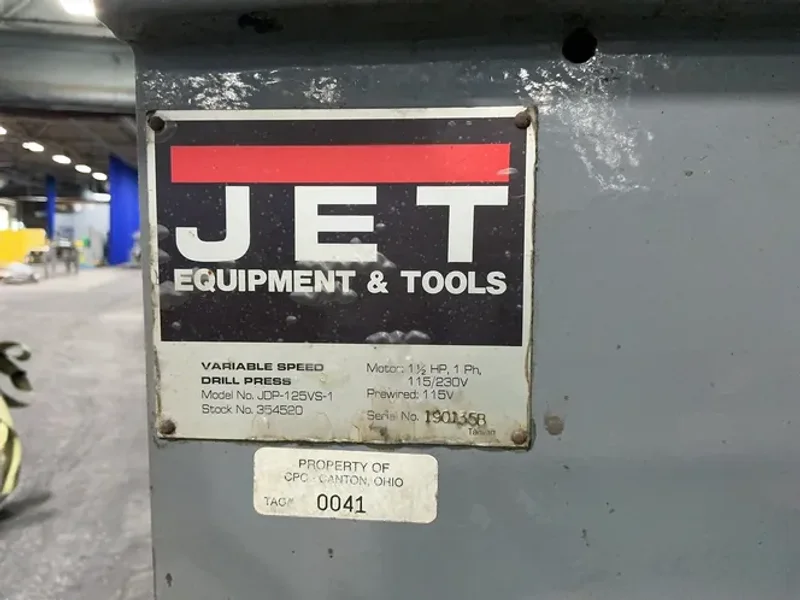 JET 16” X 18” DRILL PRESS  -  JDP-125VS-1