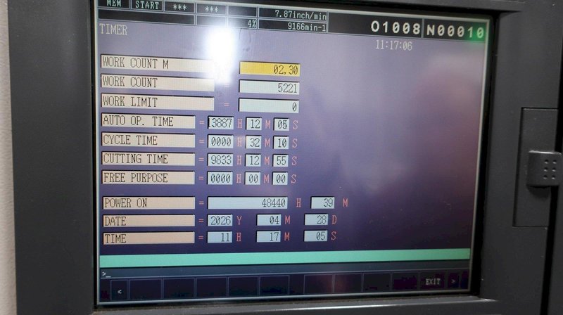 MORI SEIKI SV-503/40 Vertical Machining Center, Year 2001 With Tsudakoma 4th axis Rotary table, (Well Maintained)
