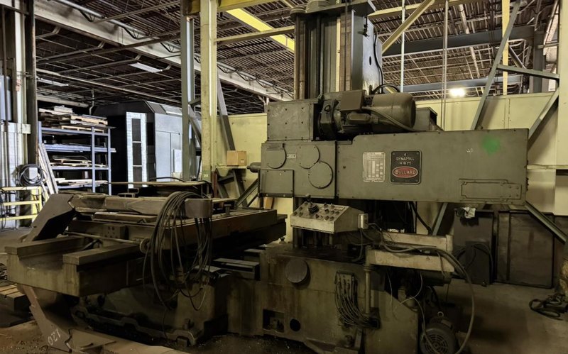 64" X 42" BULLARD DYNAMILL HORIZONTAL BORING MILL. STOCK # 0546226