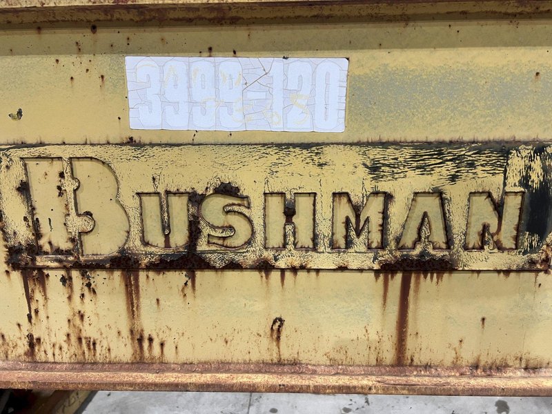 53 TON (107,500 LBS) BUSHMAN MODEL #MT420 TELESCOPING MAGNETIC LIFTING SPREADER BEAM  W/ OHIO MAGNETICS DIESEL GENERATOR: STOCK #20419