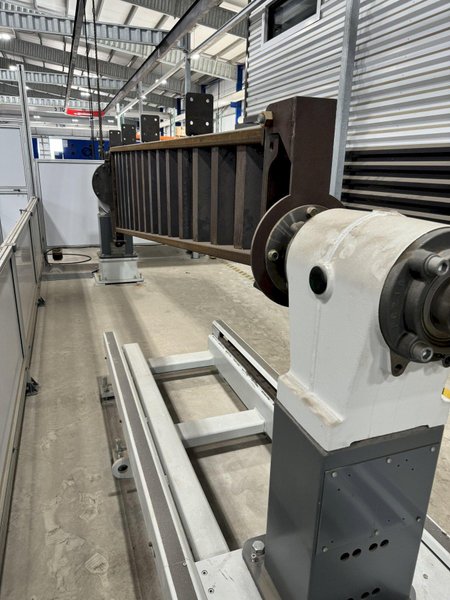 2021 ABB MODEL #IRB 4600 ROBOT WELDING SYSTEM WITH PRESTON EASTIN WELDING FIXTURE: STOCK 21175