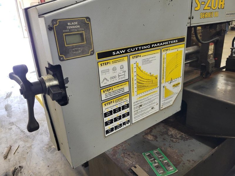 13″ X 18″ HYD-MECH S-20A Series III Automatic Horizontal Bandsaw, 2008