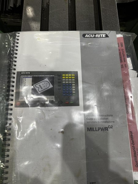 2 Axis CNC Bridgeport Knee Mill, Acu-Rite Millpower