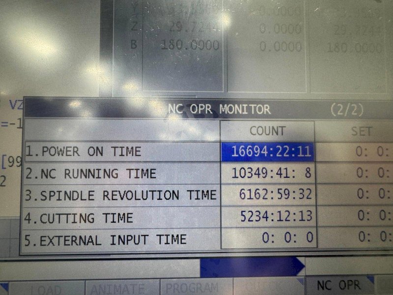 Okuma MA-600HII CNC Horizontal Machining Center, 2019 – Chip Conveyor, Through Spindle Coolant