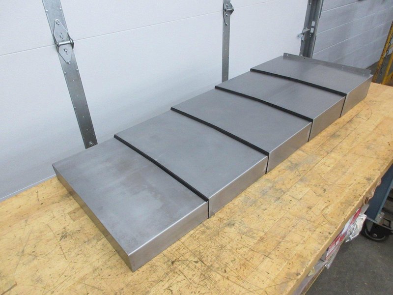 Used Haas 93-2677 X-Axis VF-3 Waycover, (1) Section for Left or Right Side
