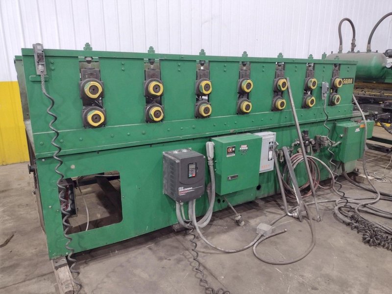 36" HI-RIB AG PANEL LINE: 14 STAND BRADBURY MODEL M2.548-14 ROLLFORMER &amp; AIRAM CUTOFF PRESS: YOBRO #26013