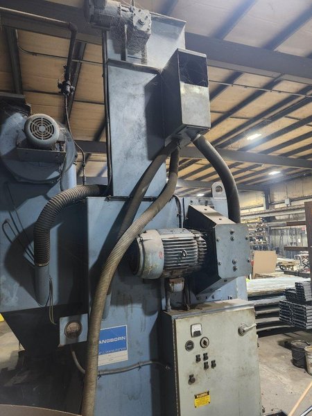 72” PANGBORN MODEL #RLK-7 ROTARY TABLE SHOT BLAST MACHINE : YOBRO 25200