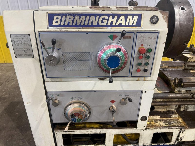32" X 60" BIRMINGHAM MODEL #DL3260 GAP BED ENGINE LATHE 2006 5" HOLE : YOBRO #25339