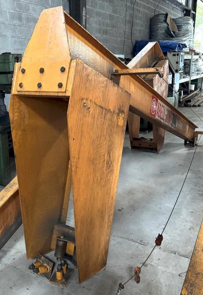 1 Ton Abell-Howe Jib Crane, Floor Mount, 360 Degree, 12&#039; Under, 12&#039; Span