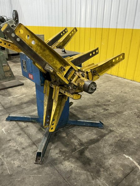 2,800 LB X 12" PA INDUSTRIES MODEL #DSRA-2800 DOUBLE END UNCOILER COIL REEL: YOBRO #26132