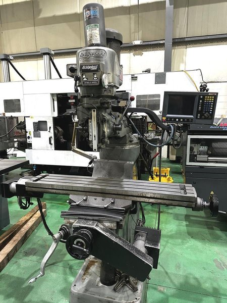 2 Axis CNC Bridgeport Knee Mill, Acu-Rite Millpower