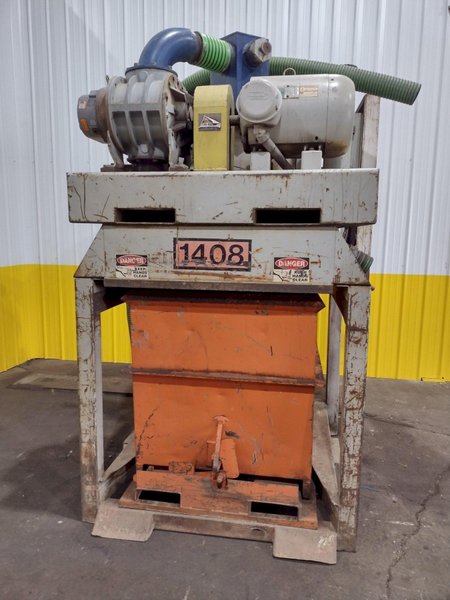 40 HP DEMARCO MAX VAC MODEL #XR40E8 INDUSTRIAL VACUUM &amp; HOPPER: STOCK #19483