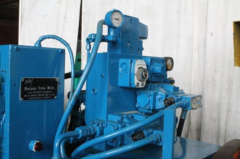 DICKEY 4000 HYD ROTARY TUBE END TRIMMING MACHINE: STOCK #50071