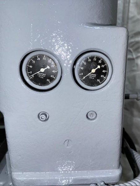 HASKINS HIGH SPEED AIR TAPPING MACHINE STOCK #3741