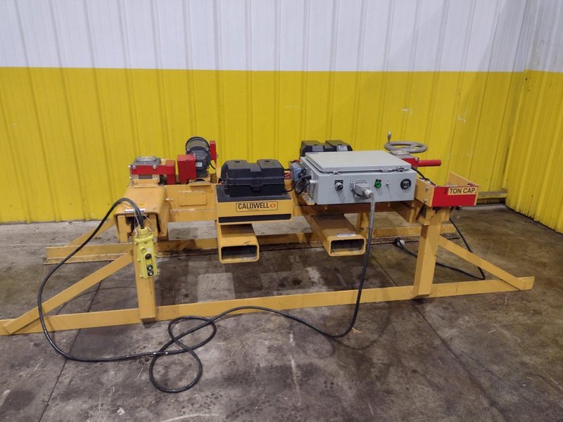 4,000 LBS CALDWELL BATTERY POWERED PORTABLE &amp; ADJUSTABLE SHEET LIFTER: YOBRO #24914