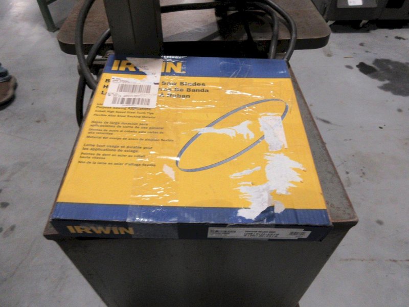 Roll-in Saw - All Purpose Horizontal Bandsaw w/ Extra Blade 4-Speeds with Vise- Auction Item