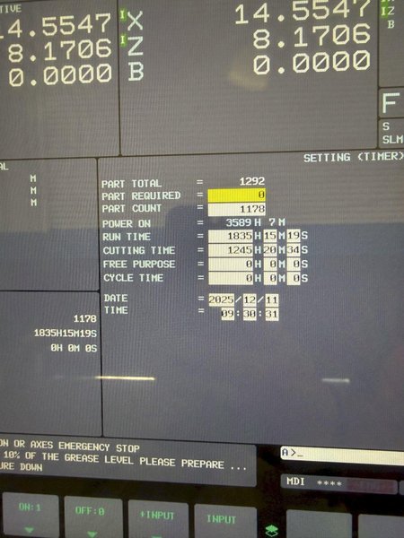 Doosan DN Solutions Lynx 2100A CNC Turning Center – 2022 Bar Feeder Lathe
