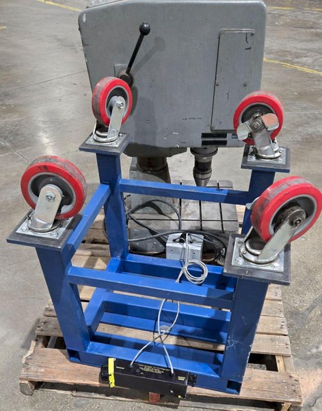 TAUMEL ORBITAL RIVETER WITH STAND DAMAGED USED
