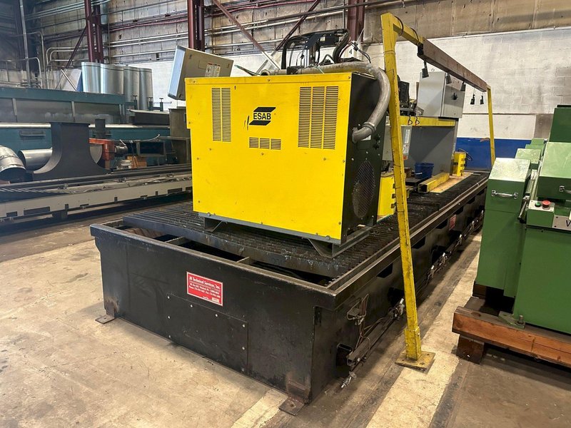 5&#039; 6&quot; x 21&#039;6&quot; ESAB MODEL #COMBIREX DX3000 GANTRY STYLE PLASMA CUTTING MACHINE: STOCK #16510
