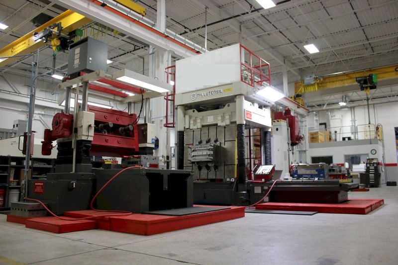 110 TON MILLUTENSIL MIL162 HYDRAULIC DIE TRYOUT/SPOTTING PRESS. STOCK # 0468824