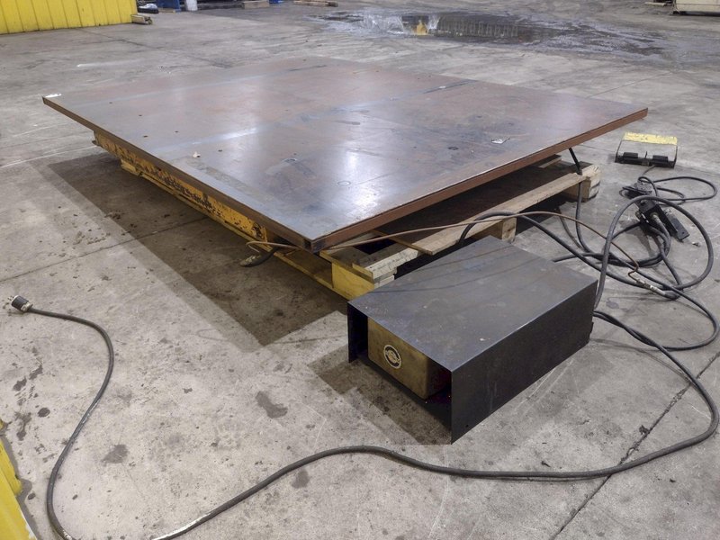 2,000 LBS X 96" X 72" ECONOLIFT MODEL #DT-SL38-20 LIFT TABLE: YOBRO #24990