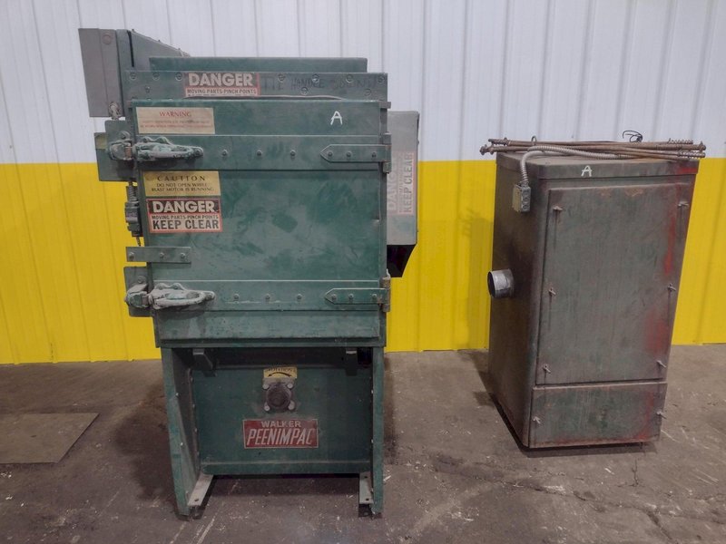 5.2 CU FT WALKER PEENIMPAC MODEL #S-5.2 ROTARY BASKET SHOT BLAST MACHINE: STOCK 17426