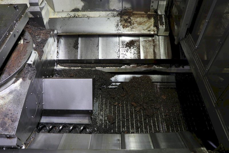 Okuma MA-600HII CNC Horizontal Machining Center, 2019 – Chip Conveyor, Through Spindle Coolant