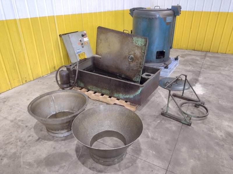 BARRETT MODEL #401 CHIP SPINNER CENTRIFUGE WITH CHIP BASKETS: STOCK #23706
