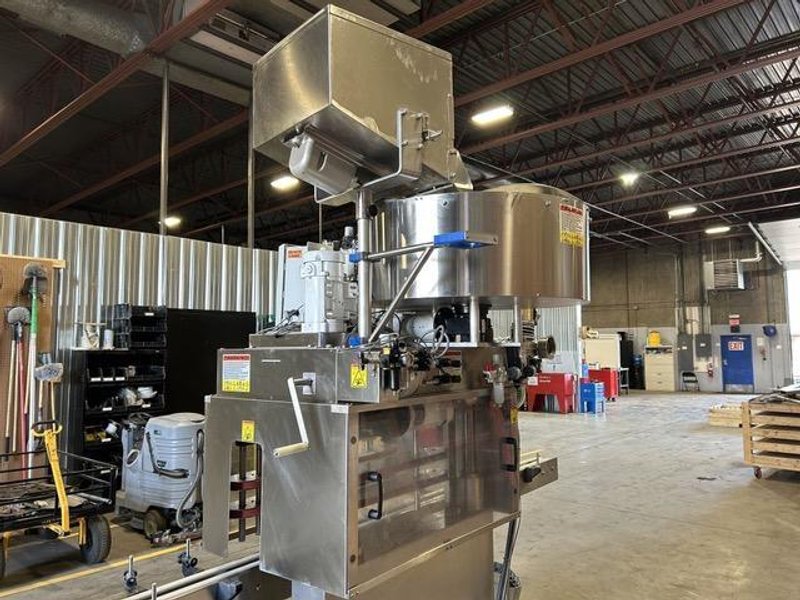Kaps-All C8 Capper With FSRF-36 Rotary Cap Feeder, 2023 – Includes UV Disinfecting Base System