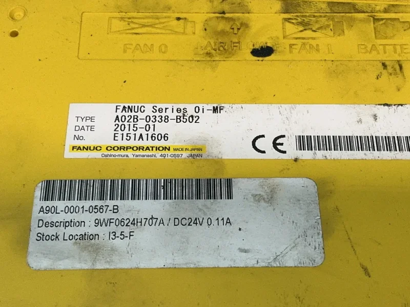 FANUC 0i-MP OPERATOR PANEL  -  A03B-0338-B502