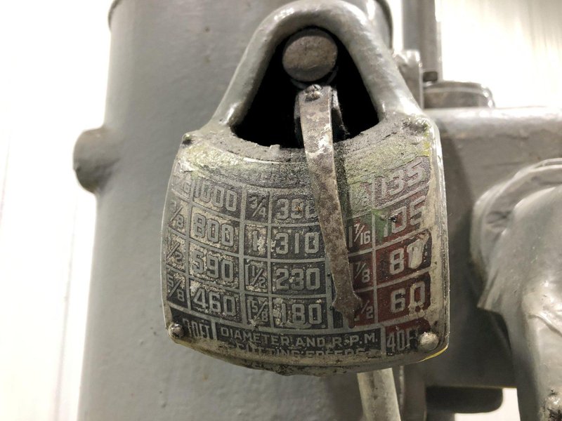 24" CINCINNATI BICKFORD SUPER SERVICE SINGLE SPINDLE DRILL PRESS: STOCK #19163