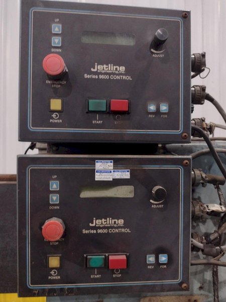 16' JETLINE ENGINEERING MODEL #LWS-192 LONGITUDINAL EXTERNAL SEAM WELDER: YOBRO #25751