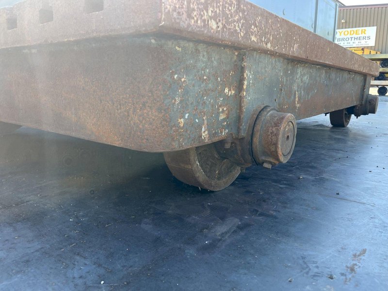 96&quot; X 72&quot; X 18&quot; T-SLOTTED PORTABLE STEEL FLOOR LAYOUT PLATE: STOCK #16814